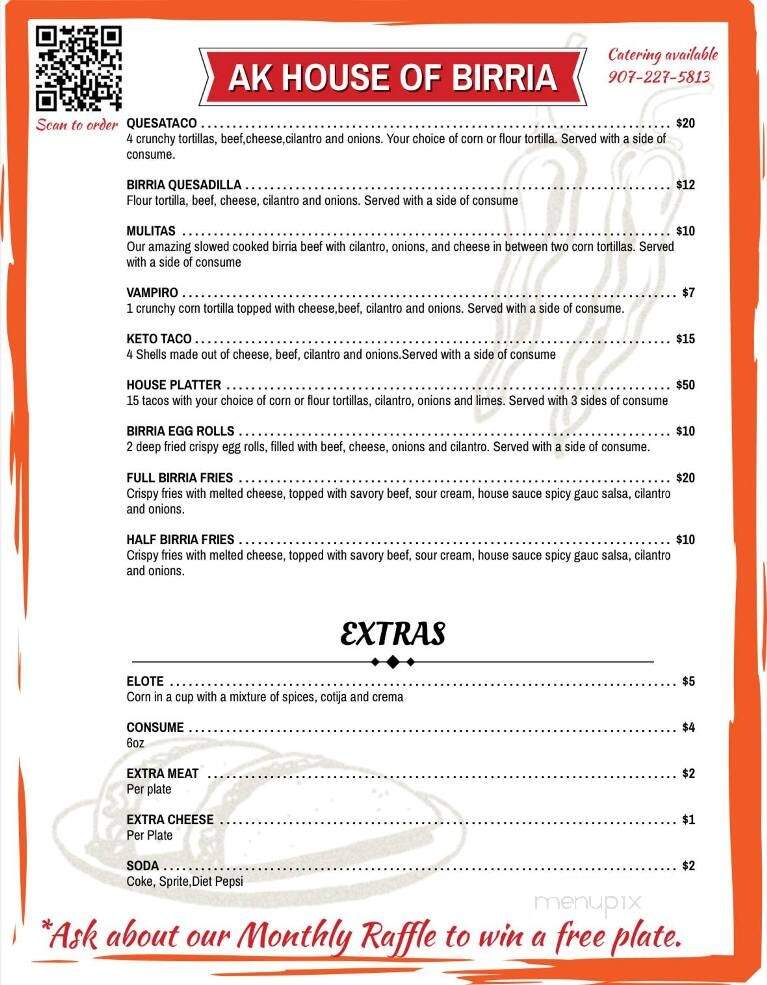 AK House of Birria - Anchorage, AK menu_pic