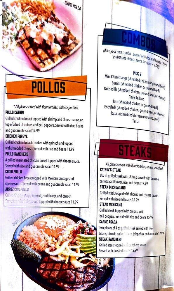 El Catrin - St. Louis, MO menu_pic