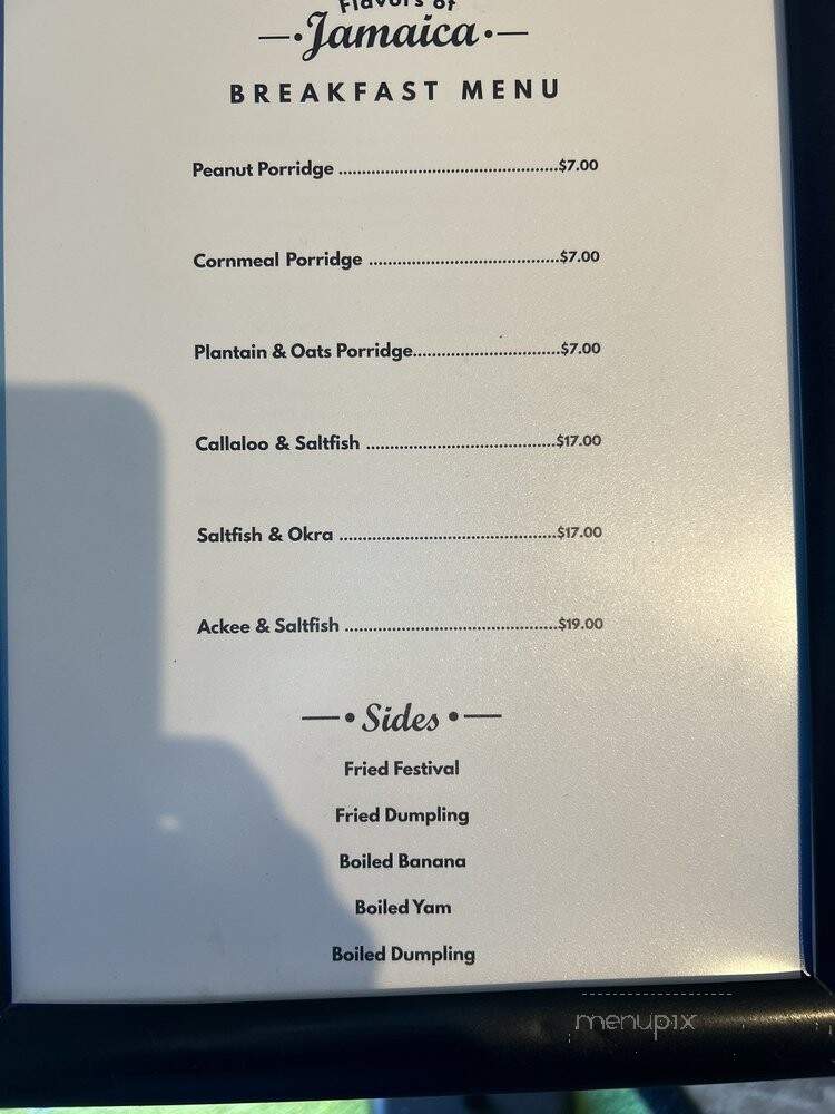 Flavors Of Jamaica - York, PA menu_pic