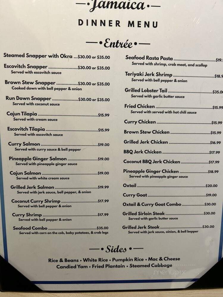 Flavors Of Jamaica - York, PA menu_pic