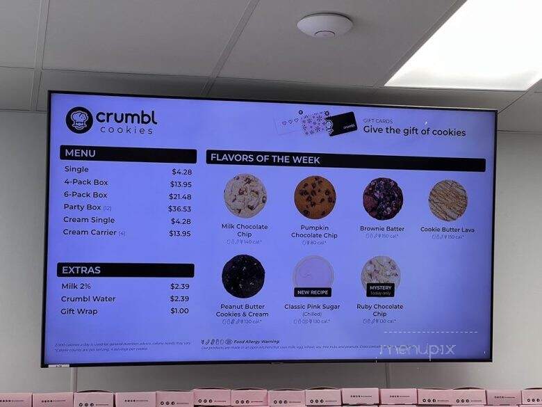 Crumbl Cookies - Garland, TX menu_pic