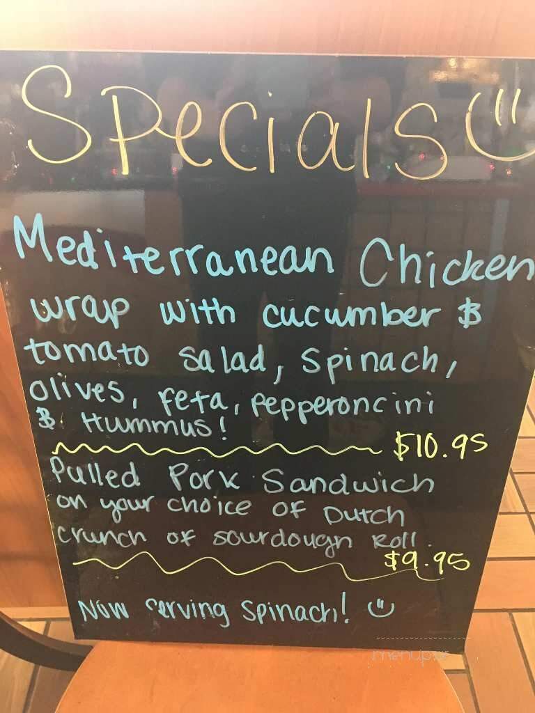 Sprankle's Village Deli - Benicia, CA menu_pic