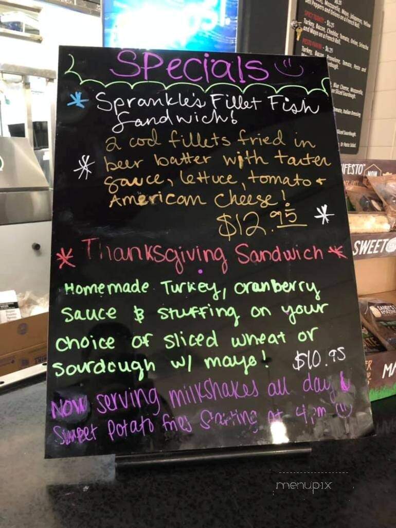 Sprankle's Village Deli - Benicia, CA menu_pic