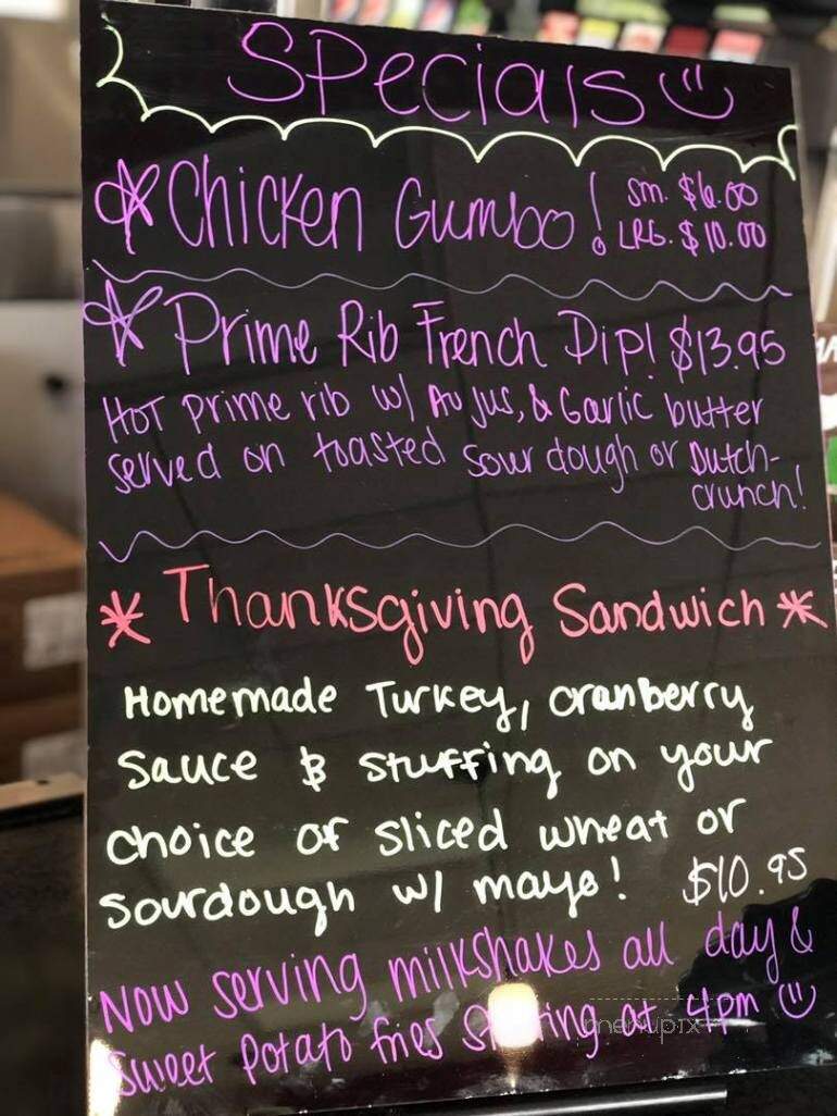 Sprankle's Village Deli - Benicia, CA menu_pic