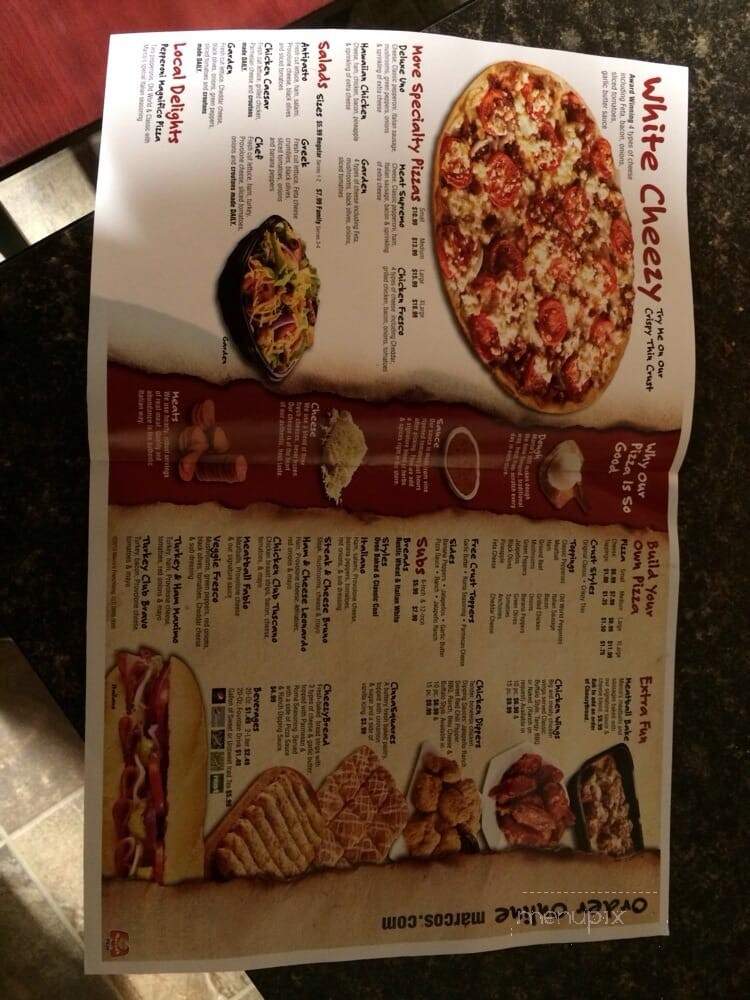 Marco's Pizza - Jackson, TN menu_pic