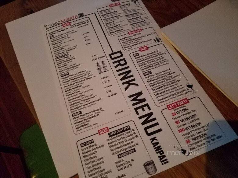 1225 Raw Sushi & Sake Lounge - Philadelphia, PA menu_pic