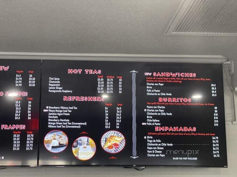 Mariachi Bakery - Norwalk, CA menu_pic