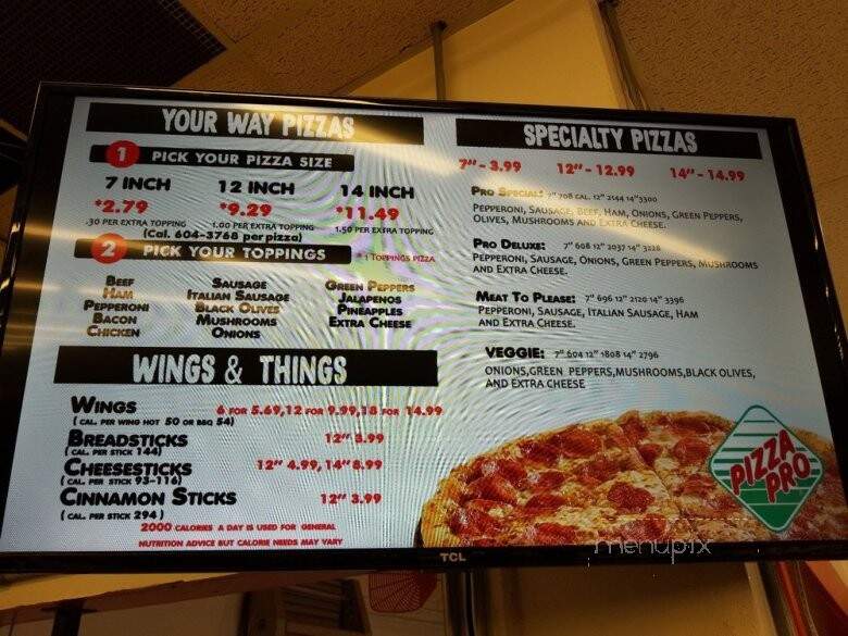 Pizza Pro - Stanton, TX menu_pic