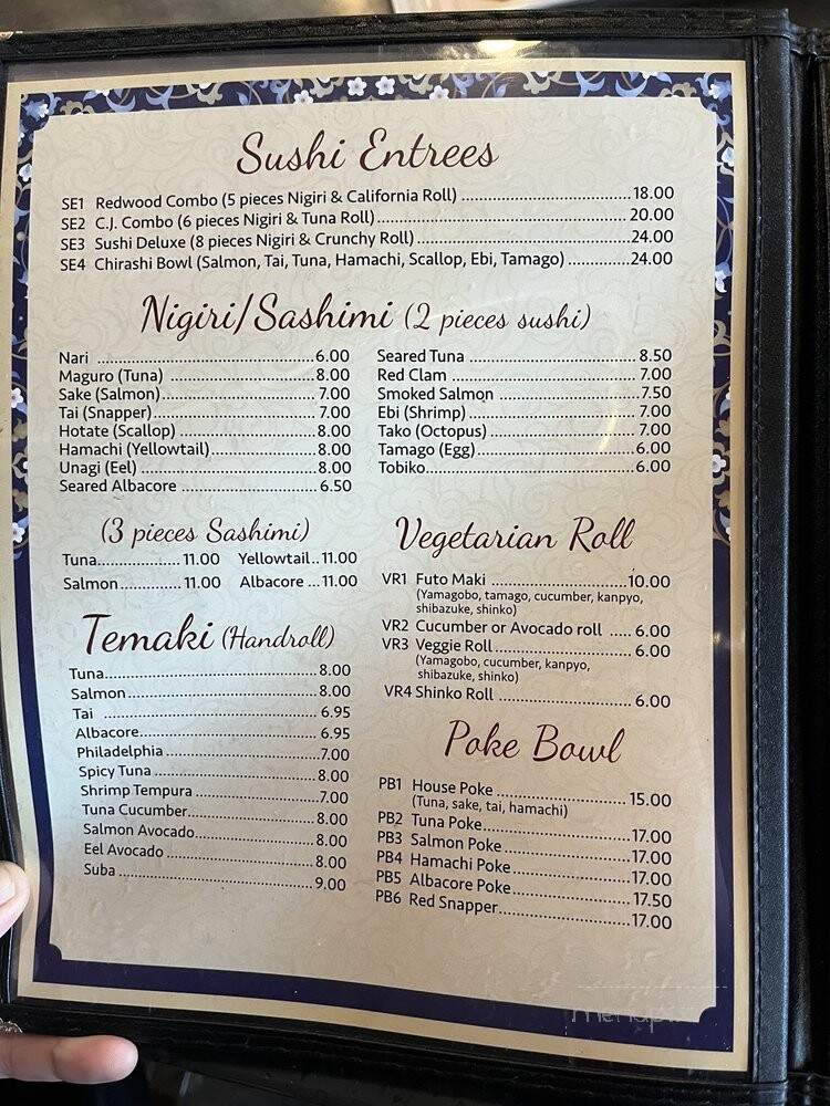 Sushi Asian Cuisine - Cave Junction, OR menu_pic