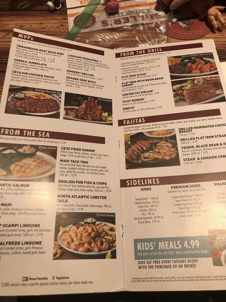 Miller's Ale House - Wilkes-Barre Township, PA menu_pic