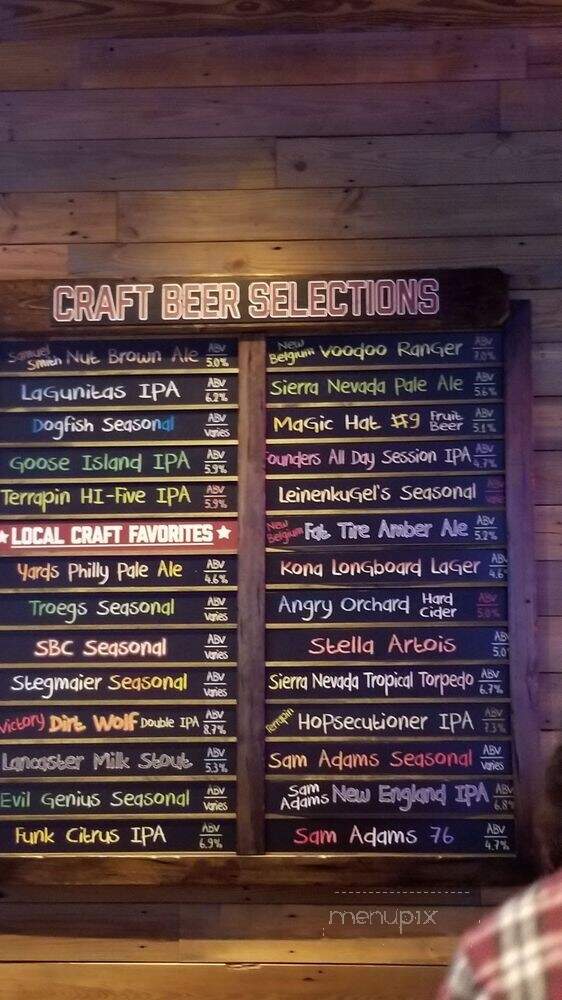 Miller's Ale House - Wilkes-Barre Township, PA menu_pic