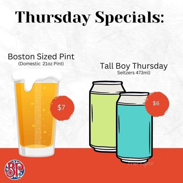 Boston Pizza - Welland, ON menu_pic