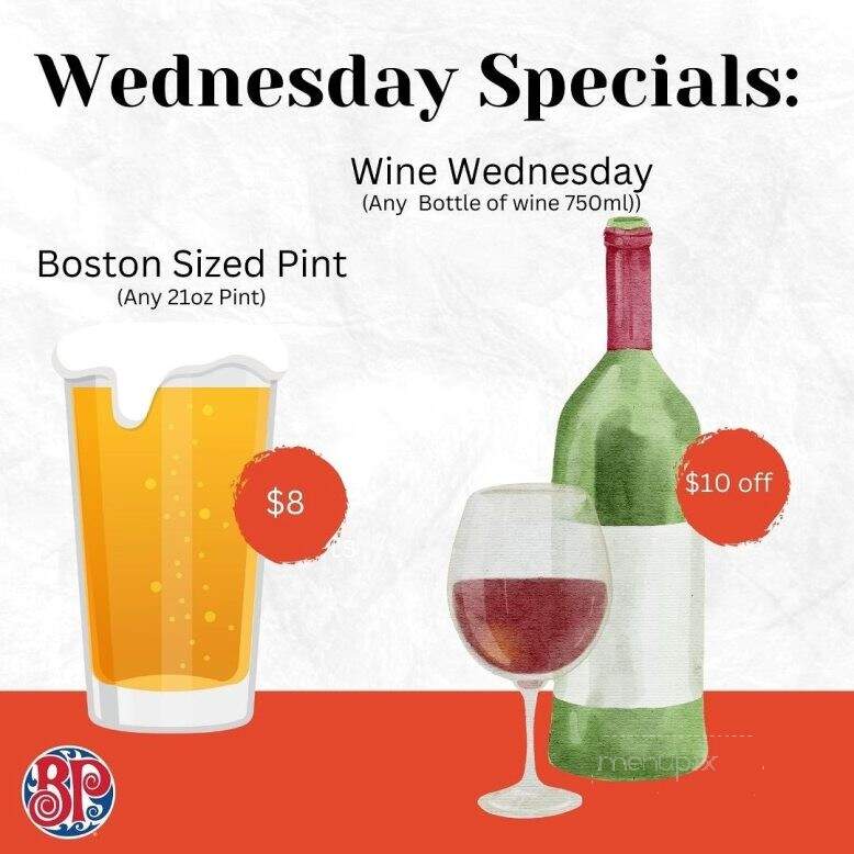 Boston Pizza - Welland, ON menu_pic