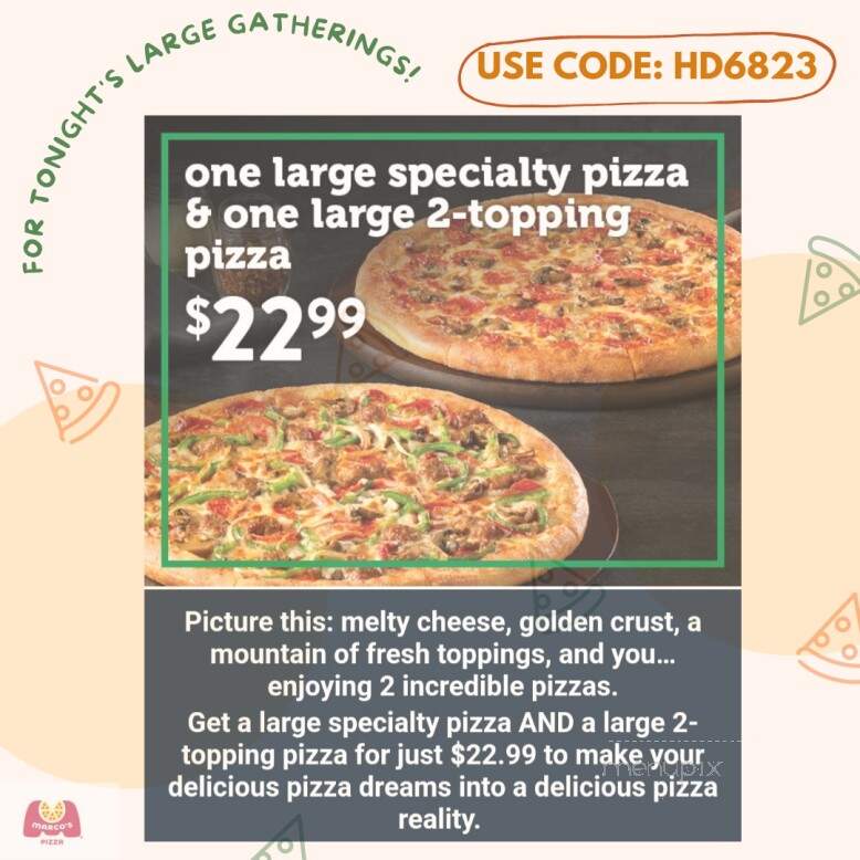 Marco's Pizza - Ironton, OH menu_pic
