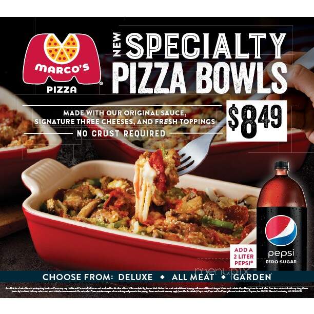 Marco's Pizza - Ironton, OH menu_pic