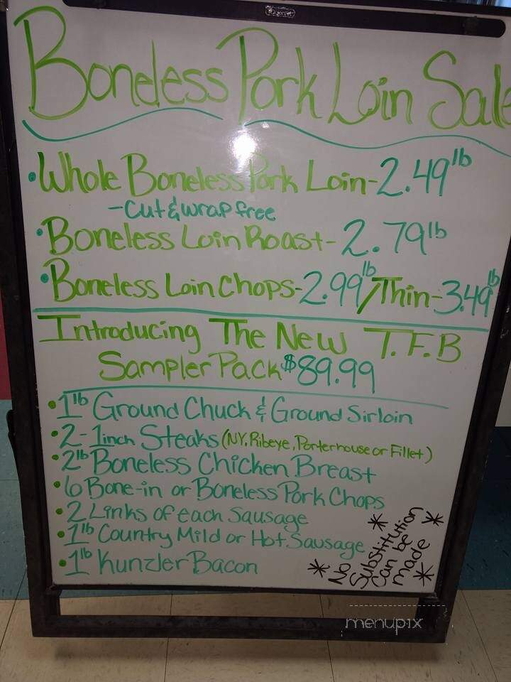 Two Fat Butchers - Front Royal, VA menu_pic