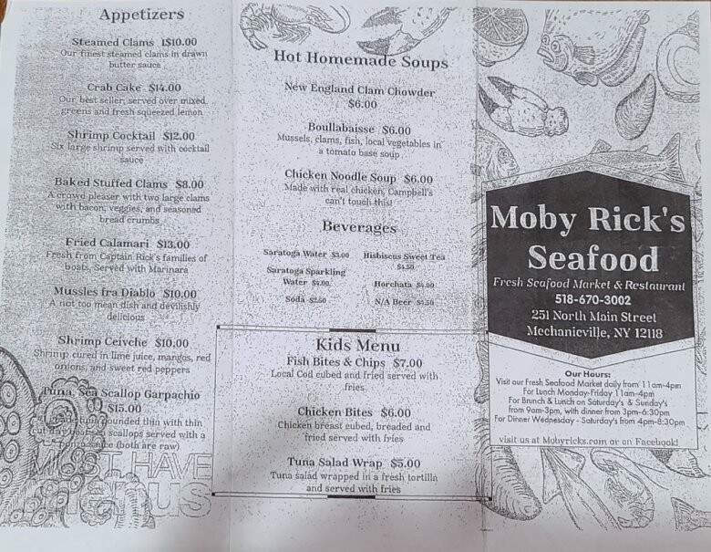 Moby Rick's Seafood - Mechanicville, NY