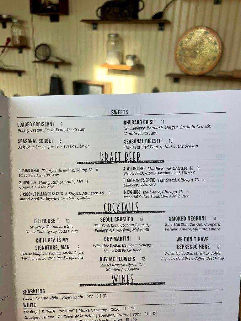 Bakery and Pickle - Bloomington, IL menu_pic