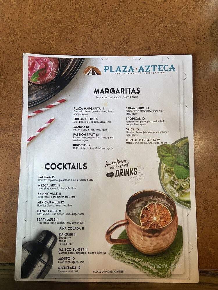 Plaza Azteca - Hampden Township, PA menu_pic
