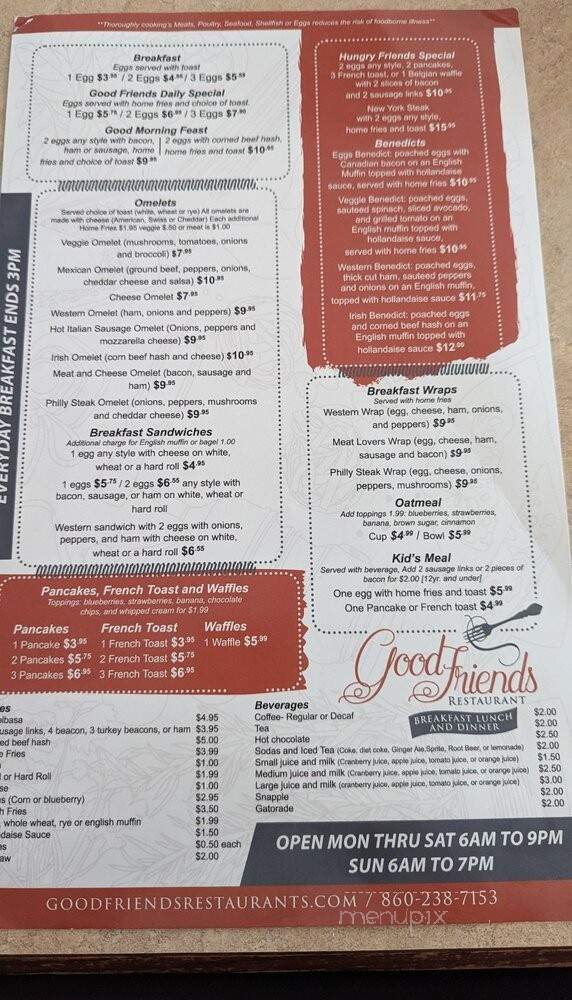 Good Friends Diner - New Hartford, CT