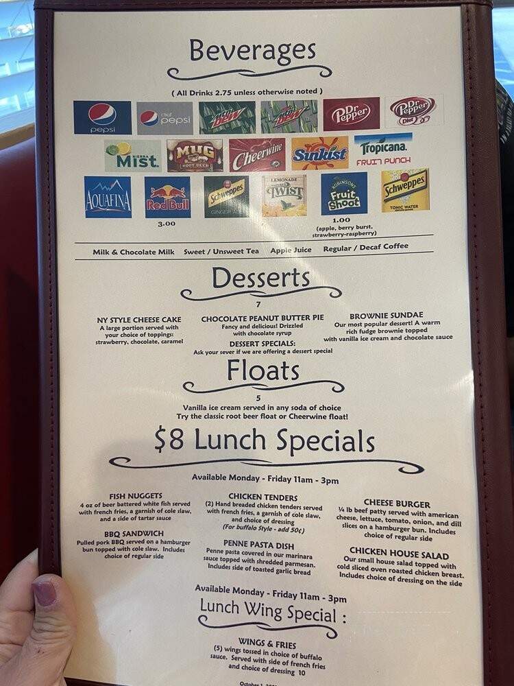 Cleveland Draft House - Fuquay-Varina, NC menu_pic