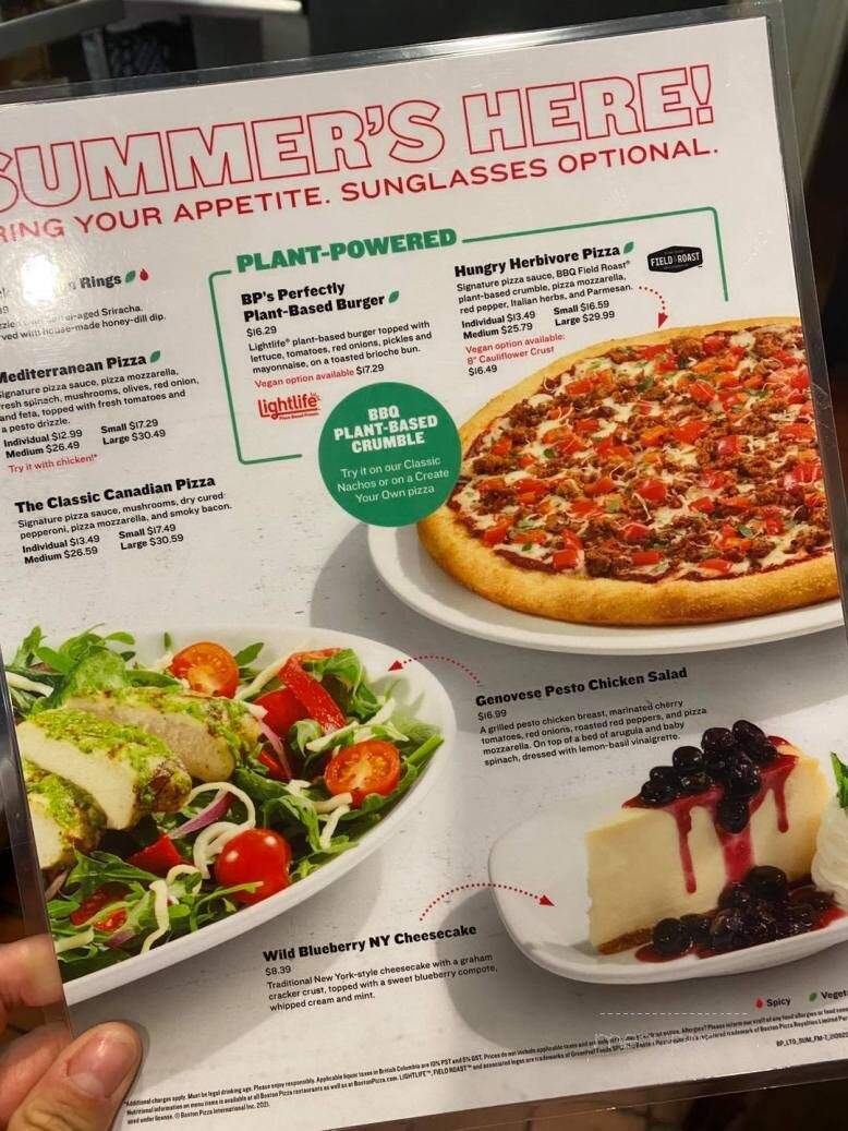 Boston Pizza - Truro, NS menu_pic