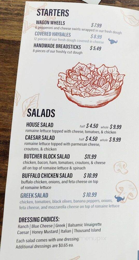 Cow Pies Pizza - Byron, GA menu_pic
