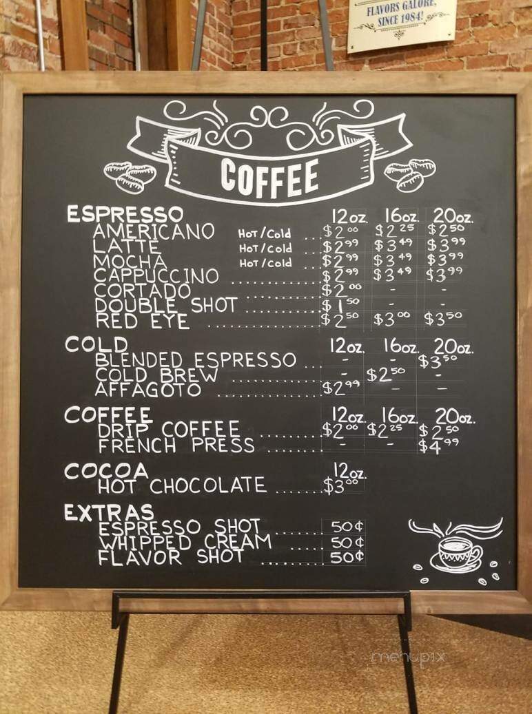 Droop Scoops - Chickamauga, GA menu_pic