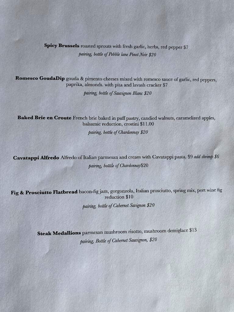cellar + plate - Springfield, MO menu_pic