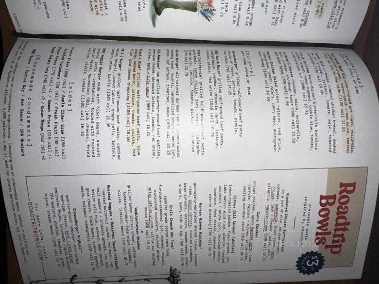 Lazy Dog Restaurant & Bar - Oak Brook, IL menu_pic