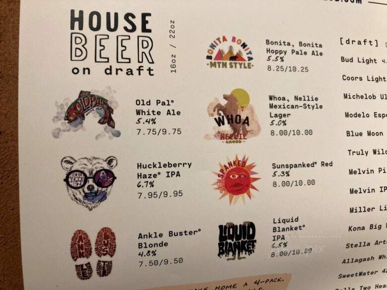 Lazy Dog Restaurant & Bar - Oak Brook, IL menu_pic