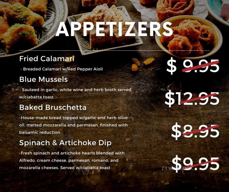 Primo Restaurant - Minot, ND menu_pic
