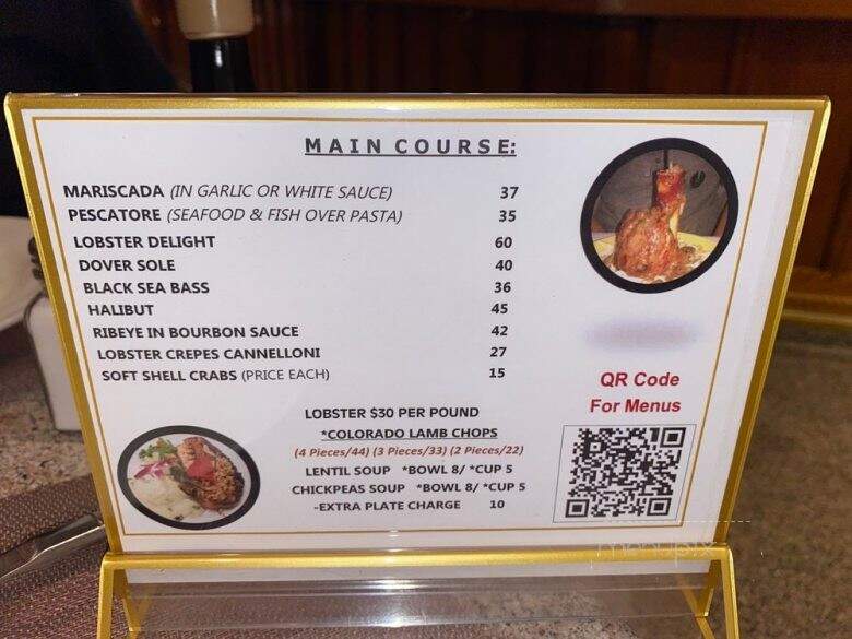 Forno's Of Spain Restaurant - Newark, NJ menu_pic