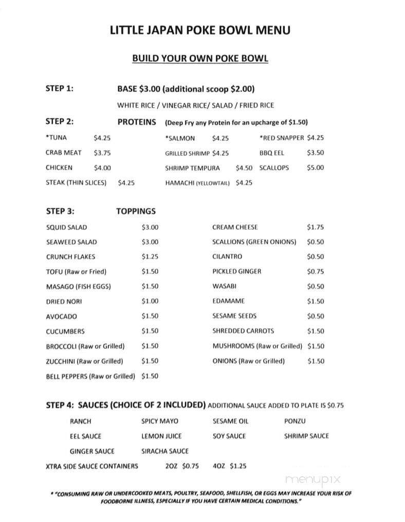 Little Japan Royston - Royston, GA menu_pic