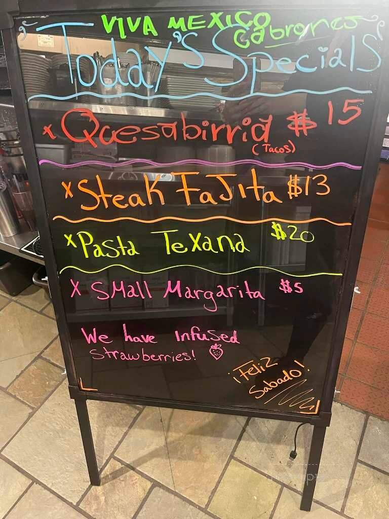 La Patrona Bar and Grill - Lumberton, NC menu_pic