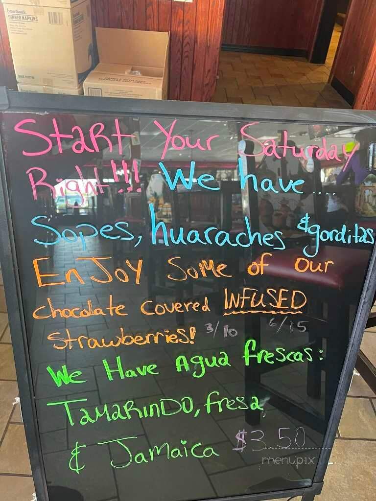 La Patrona Bar and Grill - Lumberton, NC menu_pic
