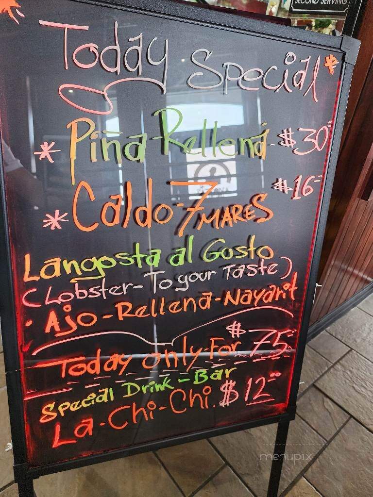 La Patrona Bar and Grill - Lumberton, NC menu_pic