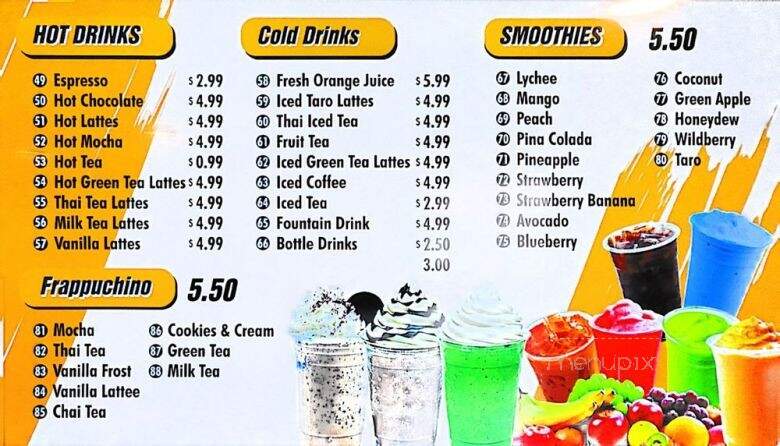 Angkor Restaurant - Palmdale, CA menu_pic