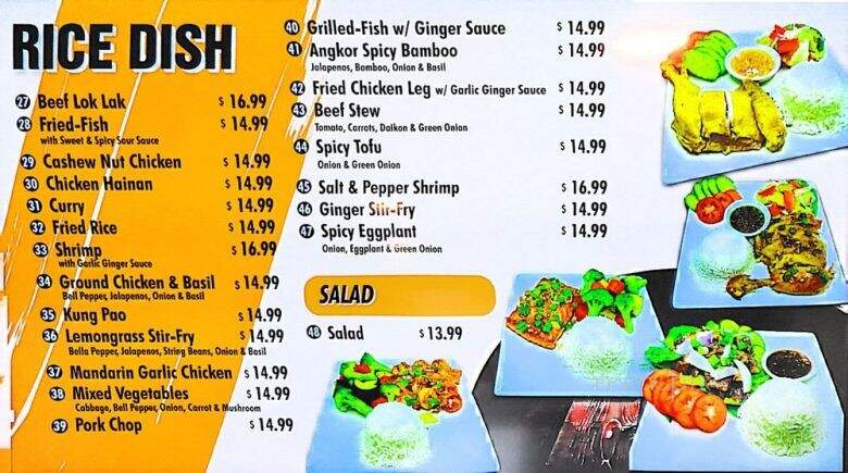 Angkor Restaurant - Palmdale, CA menu_pic