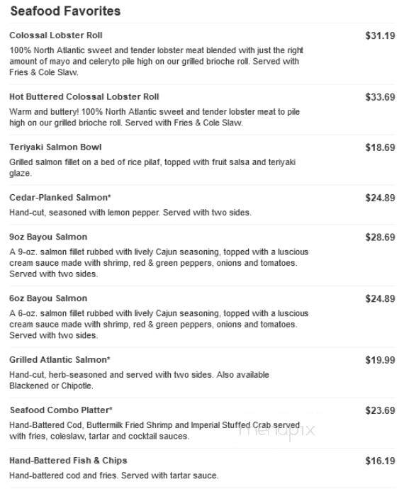 O'Charley's - Hopkinsville, KY menu_pic