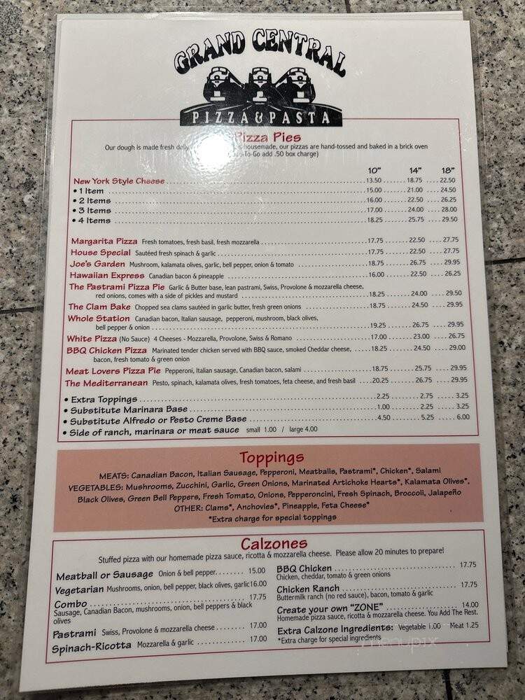 Grand Central Pizza & Pasta  - South Lake Tahoe, CA