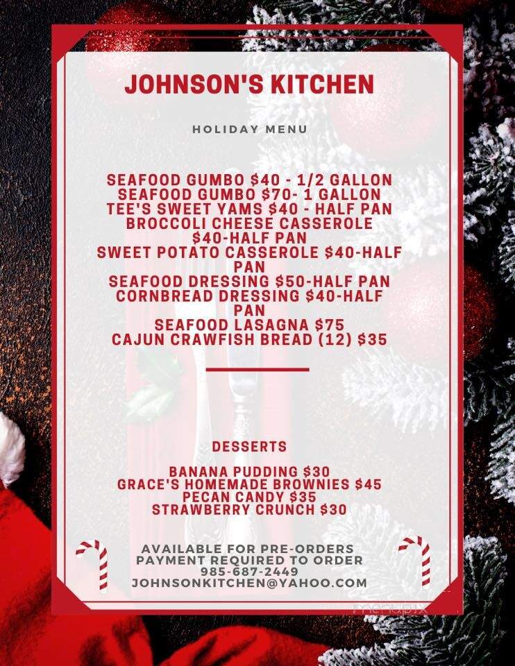 Johnson Kitchen - Hammond, LA