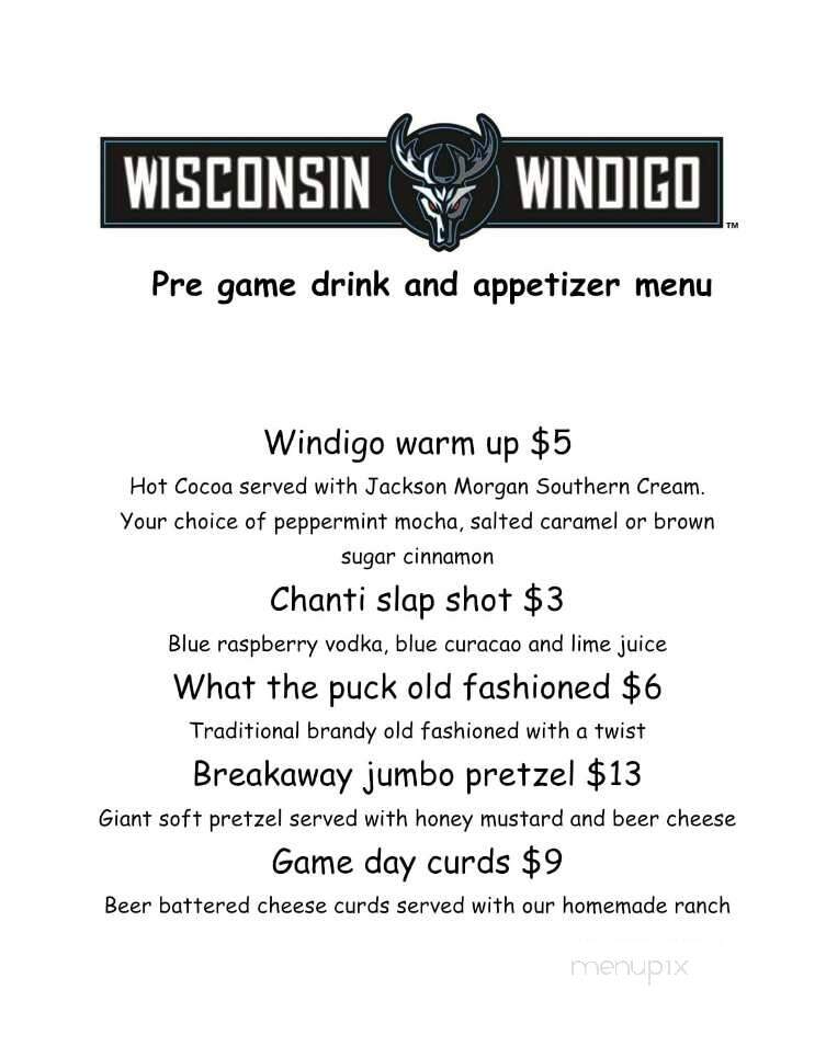 Chanticleer Inn - Eagle River, WI menu_pic