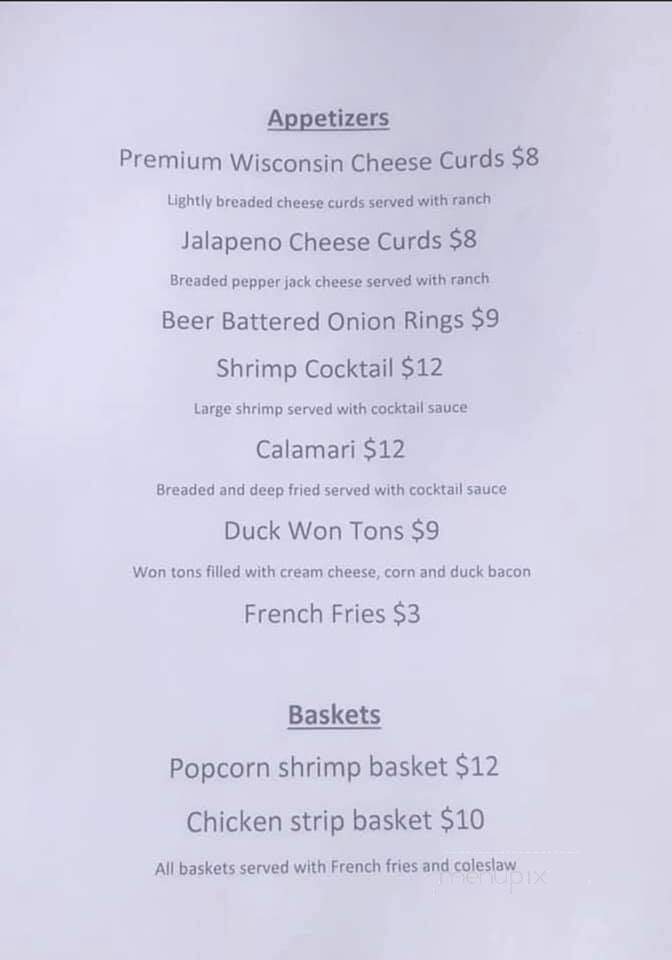 Chanticleer Inn - Eagle River, WI menu_pic