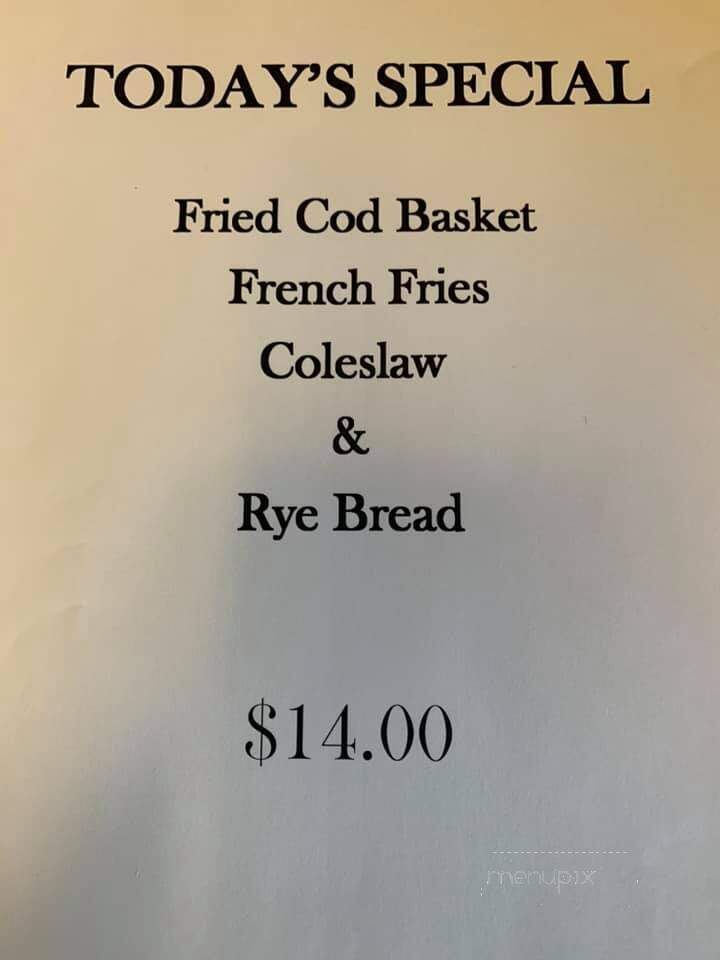 Chanticleer Inn - Eagle River, WI menu_pic