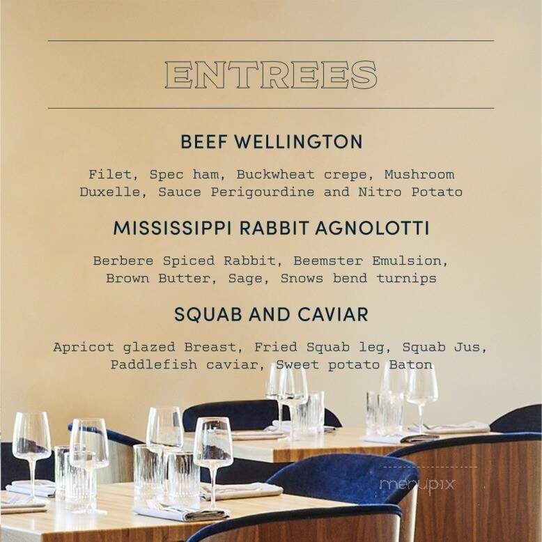 Forte - Tuscaloosa, AL menu_pic