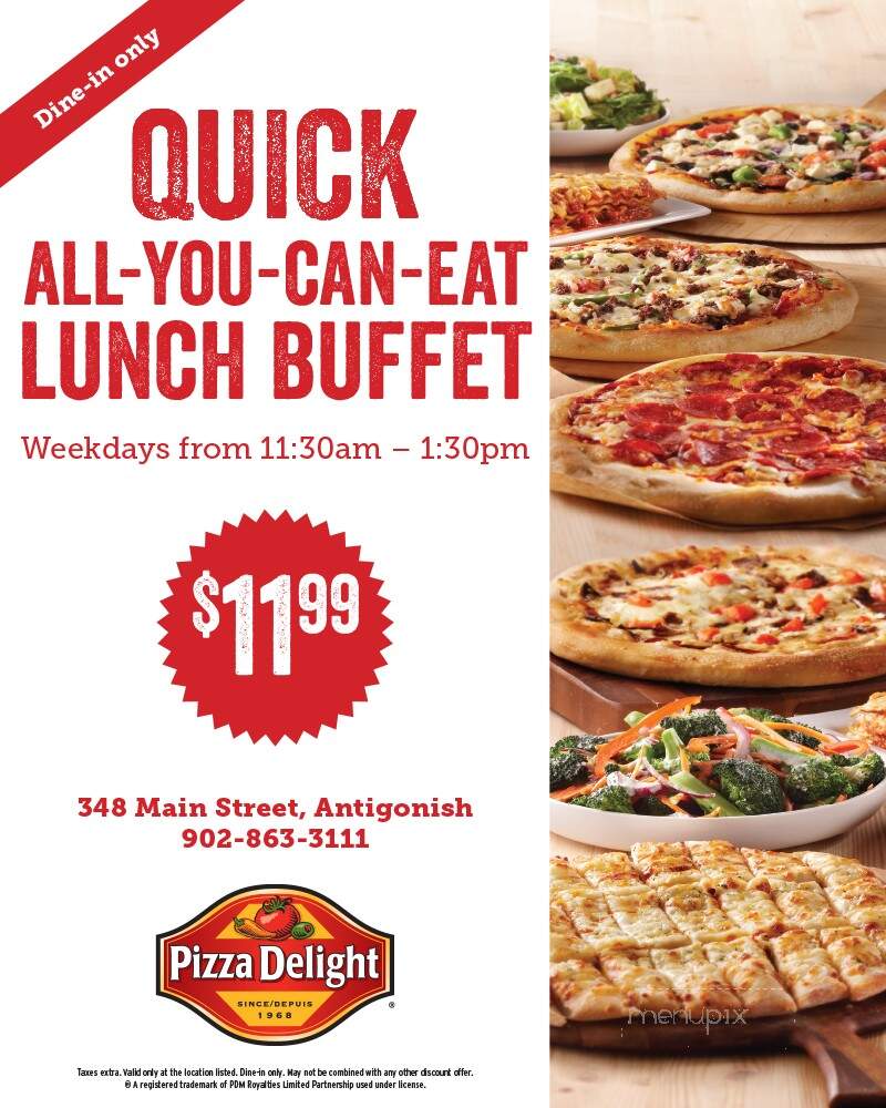 Pizza Delight - Antigonish, NS menu_pic