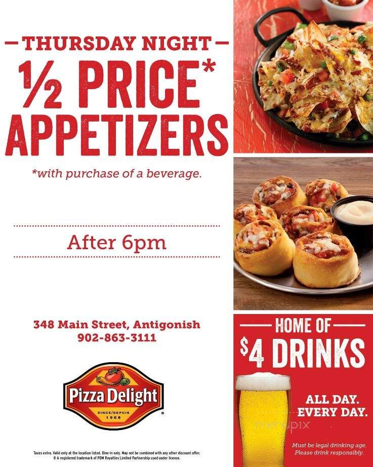 Pizza Delight - Antigonish, NS menu_pic