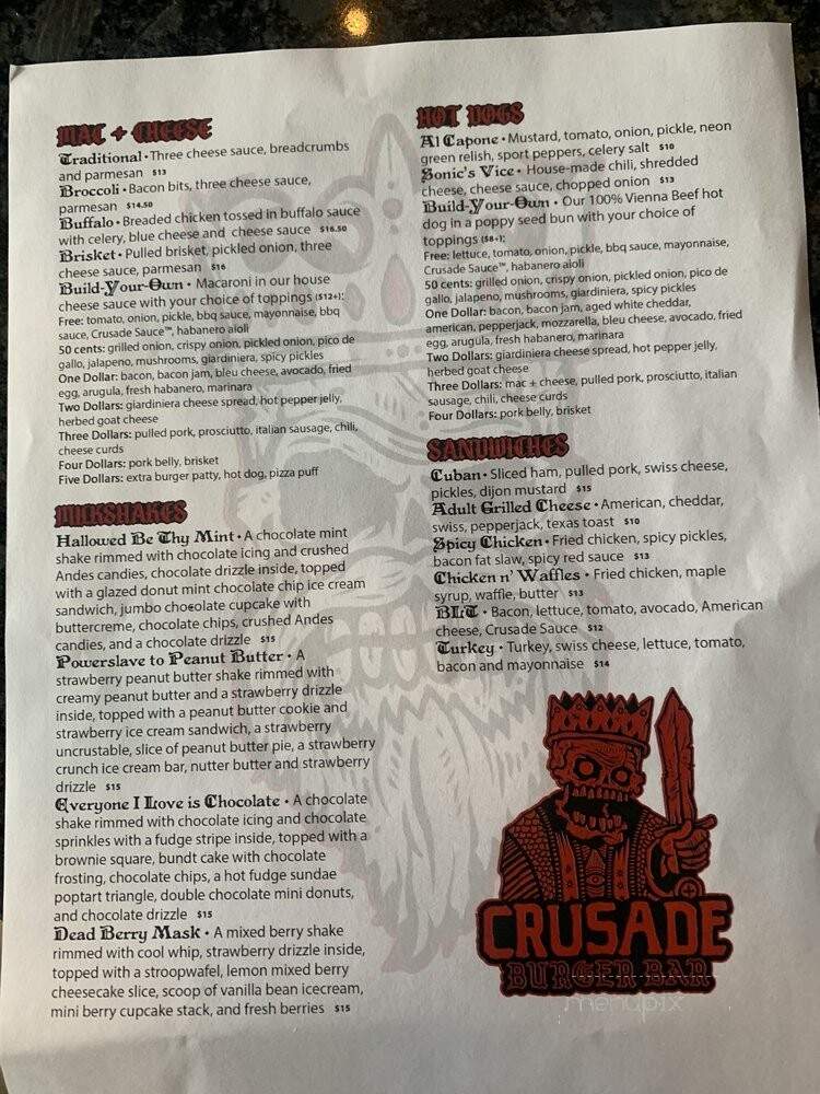 Crusade Burger Bar II - Crest Hill, IL