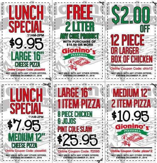 Gionino's Pizzeria - Munroe Falls, OH